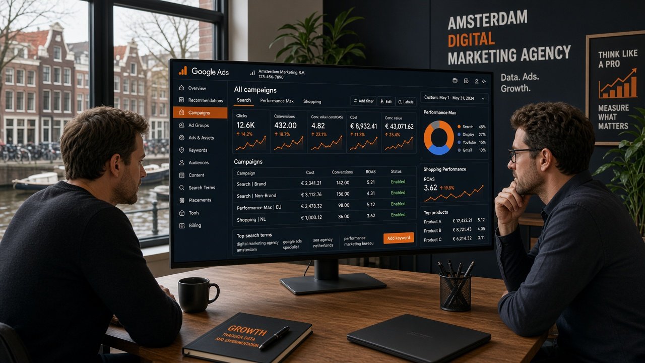 Google Ads uitbesteden bij een ervaren Google Ads specialist en SEA bureau in Amsterdam en Nederland